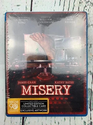 Misery Blu Ray Stephen King Kathy Bates Horror Film NEW RARE OOP EDITION DVD Foto 1 de 2