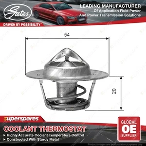 Gates Thermostat Coolant for Mitsubishi Lancer CX8A Outlander CW8W Grandis 2.0L - Picture 1 of 2