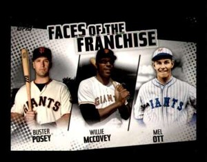 2019 Topps Faces of the Franchise Black Ott McCovey Posey #FOF-25 SP /299