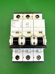 Siemens 5SY63 D2 2A 3 Phase MCB - Picture 1 of 4