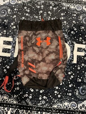 Неоновая оранжевая и черная сумка Under Armour - Изображение 1 из 2