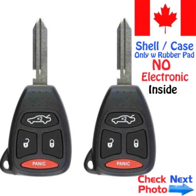 2x Nuevo Repuesto Entrada Sin Llave Mando a Distancia Llavero Estuche Para KOBDT04A - Solo Carcasa Foto 1 de 2