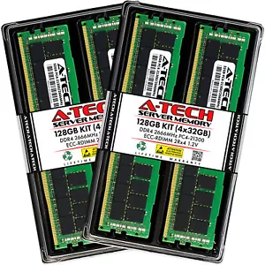 128GB 4x 32GB PC4-2666 RDIMM Lenovo ThinkStation P920 P520c P720 Memory RAM - Picture 1 of 2