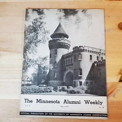 The Minnesota Alumni Weekly Vol 36 May 8, 1937 University of Minnesota CHEVY AD - Image 1 of 4