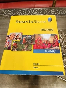 ROSETTA STONE Italian Version Level 1 Italian Language CD - Picture 1 of 5
