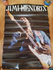 Vtg 1987 Jimi Hendrix Estate Poster By Winterland Productions Rock Express Used - Picture 1 of 11