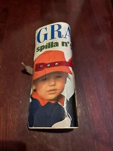 Cartera sin asas de colección años 70 Delill Italia elegante revista Grazia con correa de cuero *RARA* - Imagen 1 de 6