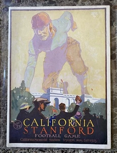 Rare 1923 California Stanford Football The “Big Game” Program Includes Ticket - Picture 1 of 23