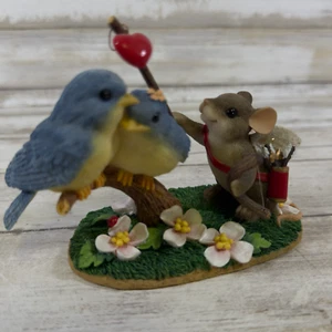 Charming Tails Love Birds Fitz and Floyd Love Birds Figurine 84/110 - Picture 1 of 7