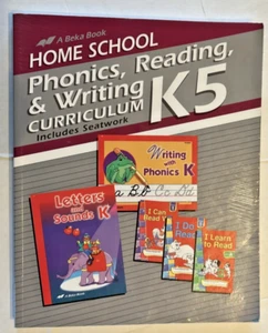 Abeka Homeschool K5 Phonics Reading Writing Numbers Curriculum Lesson Plans - Picture 1 of 3