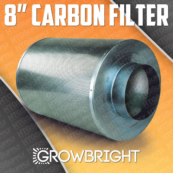 FILTRO DE AIRE DE CARBONO DE 8" FREGADORA CONTROL DE OLORES EN LÍNEA CARBÓN ACTIVADO lata hidropónica Foto 1 de 1