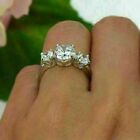 14k White Gold 3.60 Ct Round Cut Diamond Ring Most Beautiful Design Lab-created