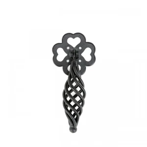 Renovators Supply Black Cabinet Knob 4.5 in Birdcage Style Drawer Pull Handles - Picture 1 of 6
