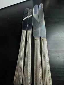 International American Silver Co. Camelot Harvest Silverplate 6 Butter Knives - Picture 1 of 1