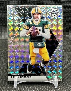 2020 Mosaic Aaron Rodgers Silver Prizm #79 Green Bay Packers Jets SP - Picture 1 of 2