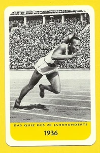 Jesse Owens Running Track & Field Cool Sports Collector Card from Europe - Picture 1 of 1