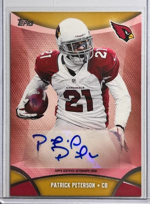 Patrick Peterson AUTO Topps Certified Issue 2013 Autograph Signature HOF #TA-PP - Image 1 of 2