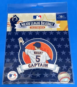 Parche de camiseta con logotipo de retiro de David Wright Capitán #5 de los Mets de Nueva York Citi Field - Imagen 1 de 2