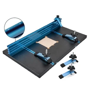 POWERTEC Kit Accessori da Tavolo per Trapano Pressa con Pista a T Trapano Pressa Recinzione 14"x24... - Foto 1 di 8