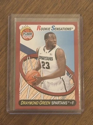 Fleer Retro Draymond Green Rookie RC 2012-13 Michigan State Spartans Warriors 63 Foto 1 de 2