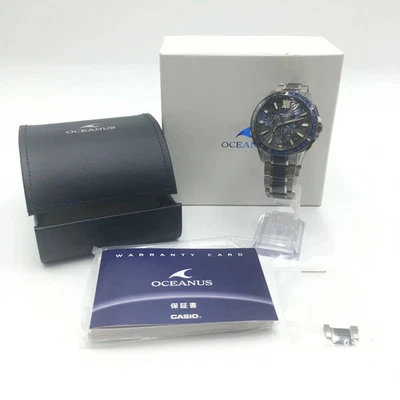 Б/у товар мужчин s CASIO OCEANUS OCW G1200D 1AJF HARDSOLAR Oceanus жесткий Solar Wat - Изображение 1 из 4