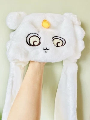 Boné de pelúcia macio grande Anoko oficial do Japão Chiikawa Park limitado orelhas móveis - Imagem 1 de 4