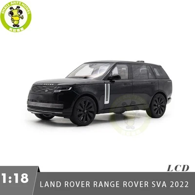 1/18 LCD Land Rover Range Rover SVA 2022 Black Diecast Model Toy Car - Image 1 of 4