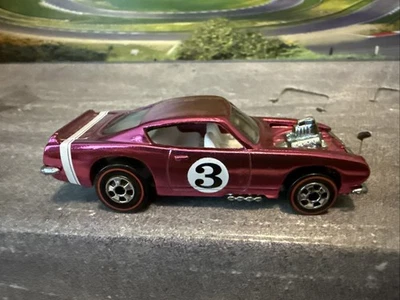 风火轮 40 周年纪念自 68 年 40 年盒装套装 King Kuda 粉色红线 — 第 1/4 张图片