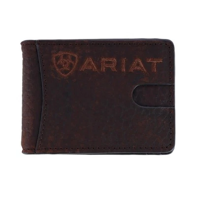 Cartera plegable y clip para dinero Ariat para hombre Foto 1 de 4