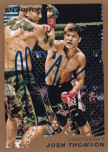 Josh Thomson Signed 2011 Topps UFC Moment of Truth Gold Rookie Card #172 RC Auto - Picture 1 of 12