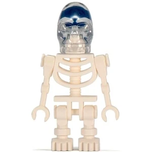 M815 Lego Akator Skeleton Minifigure with Crystal Skull Blue Brain 7627 7196 NEW - Picture 1 of 1