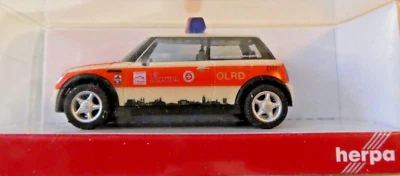 Herpa 048101 H0 1:87 Mini Cooper TM 'The Johanniter' New in OVP - Image 1 of 2