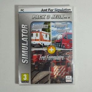3 Simulation Games - PC Game - PAL - French - New Sealed - Picture 1 of 6
