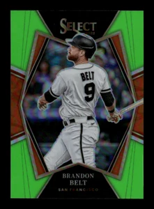2022 Panini Select Baseball Brandon Belt #173 Premier Level Neon Green /99 - Picture 1 of 2