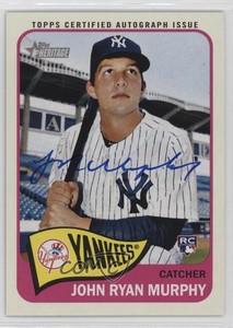 2014 Topps Heritage High Number Real One Auto JR Murphy #ROA-JRM Rookie Auto RC