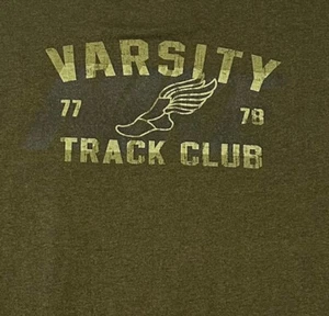 Nike Varsity Track Club T-shirt size adult XL Olive Green - Picture 1 of 3