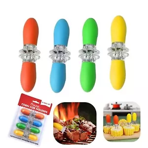 Corn Cob Holders Corn on The Cob Skewers for BBQ Corn on Cob Holders Set for ... - Picture 1 of 8