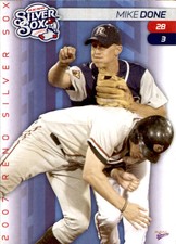 2007 Reno Silver Sox Multi-Ad #7 Mike Done Aurora Colorado CO Baseball Card