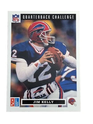 Brand New: Vintage 1991 UPPER DECK Domino’s Jim Kelly Buffalo Bills Trading Card - Image 1 of 2