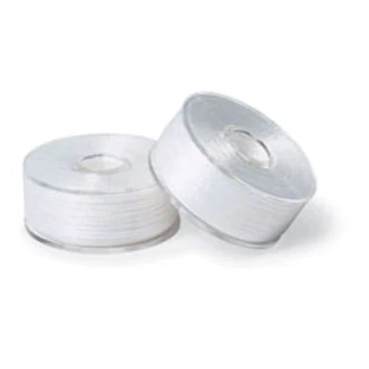NEB 24ct Prewound Plastic Bobbins White - Image 1 of 1