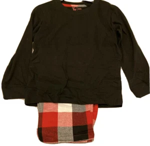 BOYS TU BLACK & RED CHECKED CHRISTMAS XMAS PJS PYJAMAS 3-4 BNWT GIFT PRESENT NEW - Imagen 1 de 12
