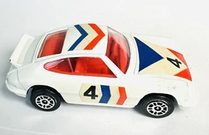 Vintage 1973 Corgi Junior 1:64 White #4 Porsche Carrera Sports Car Near Mint Car - Picture 1 of 6