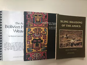 Sling Braiding Andes, Double Woven Treasures Bolivian Highland Weaving Cahlander - Picture 1 of 9