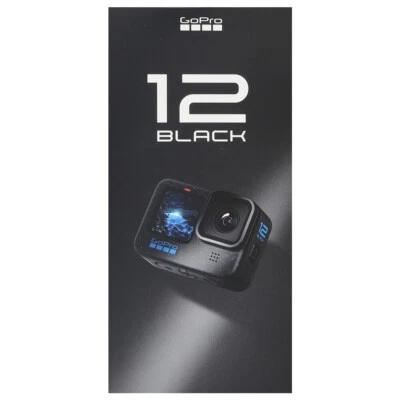 GoPro HERO12 Black 27 MP Waterproof 5.3K Camera Camcorder - Image 1 of 3