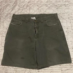 Baggy Green Carhartt Shorts - Bild 1 von 6