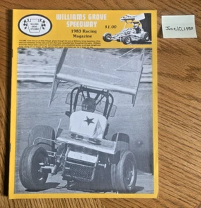 Williams Grove Speedway Program - June 10, 1983 - Picture 1 of 2
