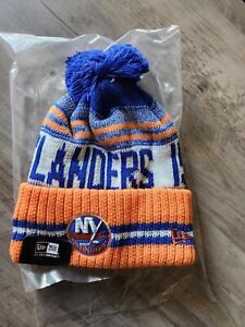 NewEra NY Islanders PomPom Knit Hat 
