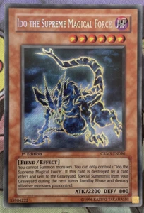 IDO THE SUPREME MAGICAL FORCE CRMS-EN096 SECRET RARE 1st Ed YUGIOH *NEW & MINT* - Picture 1 of 1