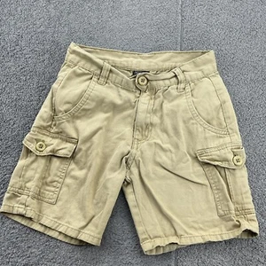 Ring of Fire Boys Cargo Shorts Size 7 Beige Tan  School Shorts Flat Front - Picture 1 of 11