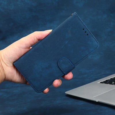 RFID Blocking Protect Flip Wallet leather Case For Sharp Aquos Sense 7 /7 Plus - Image 1 of 4